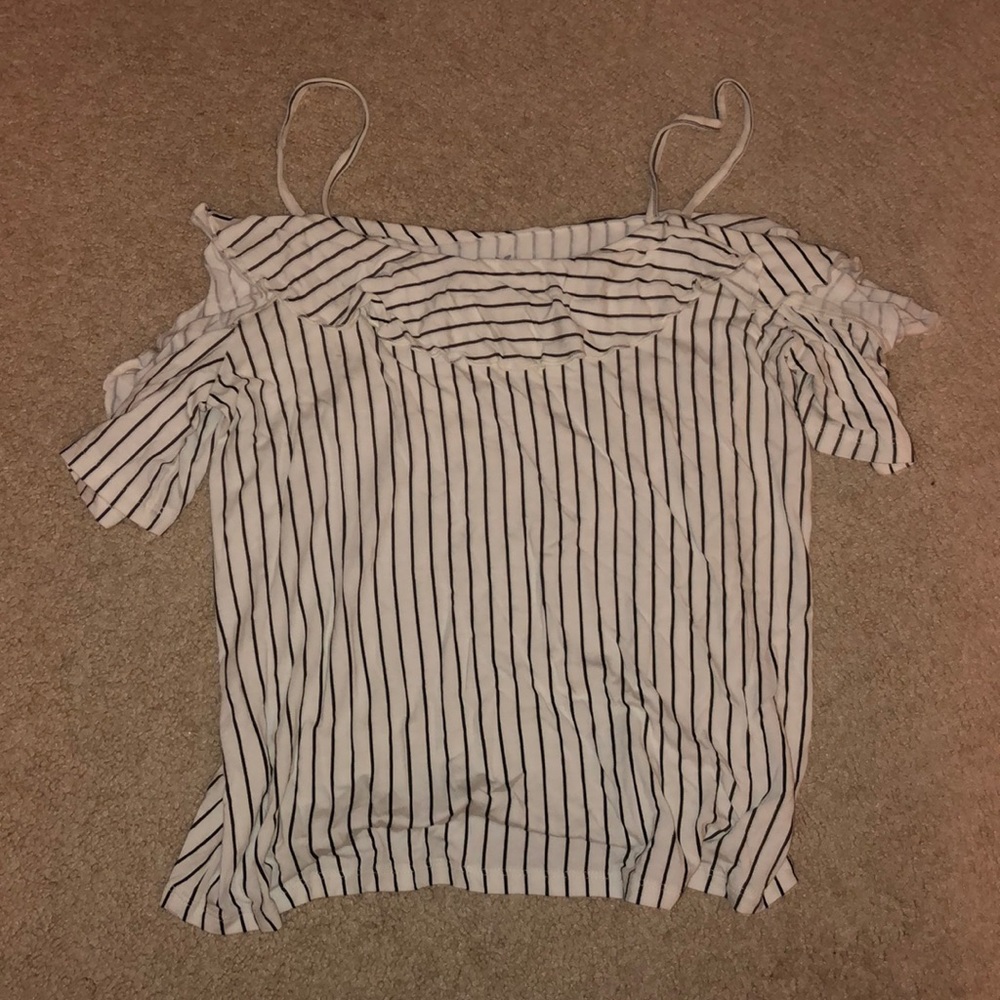 White striped shirt
